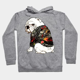 Bull dog Yakuza Tattoo Hoodie